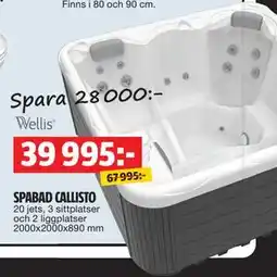 Bauhaus SPABAD CALLISTO, SEK 39995 erbjuda