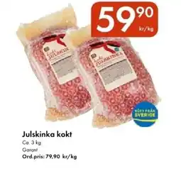 Snabbgross GARANT Julskinka kokt erbjuda