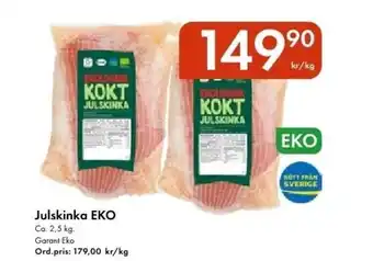 Snabbgross EKO Julskinka erbjuda