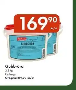 Snabbgross RYDBERGS Gubbröra erbjuda