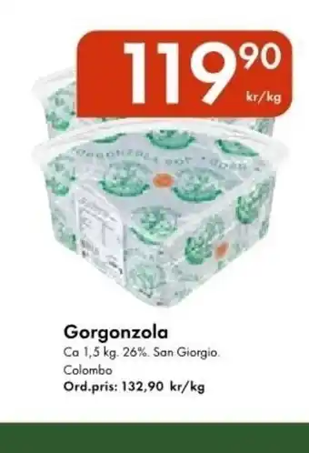 Snabbgross COLOMBO Gorgonzola erbjuda