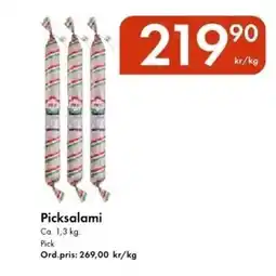 Snabbgross PICK Picksalami erbjuda