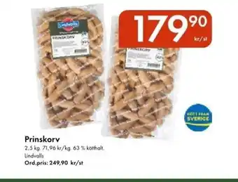 Snabbgross LINDVALLS Prinskorv erbjuda