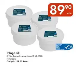 Snabbgross FALKENBERG Inlagd sill erbjuda