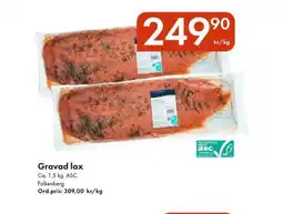 Snabbgross FALKENBERG Gravad lax erbjuda