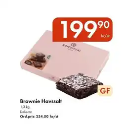 Snabbgross DELICATO Brownie Havssalt erbjuda