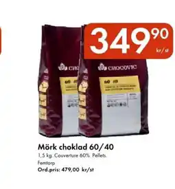 Snabbgross FEMTORP Mörk choklad 60/40 erbjuda