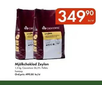 Snabbgross FEMTORP Mjölkchoklad Zeylon erbjuda