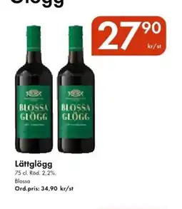 Snabbgross BLOSSO Lättglögg erbjuda