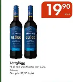 Snabbgross SATURNUS Lättglögg erbjuda