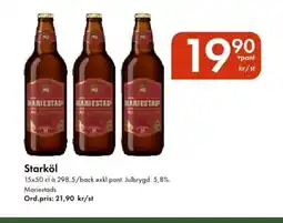 Snabbgross MARIESTADS Starköl erbjuda