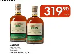Snabbgross GRÖNSTEDT Cognac erbjuda