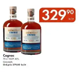 Snabbgross GRÖNSTER Cognac erbjuda