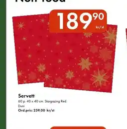 Snabbgross DUNI Servett erbjuda