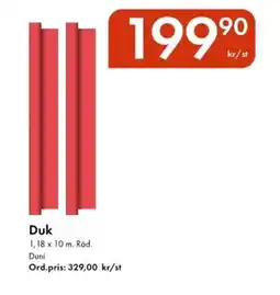 Snabbgross DUNI Duk erbjuda