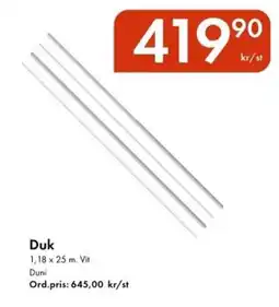 Snabbgross DUNI Duk erbjuda