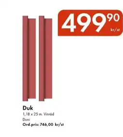 Snabbgross DUNI Duk erbjuda