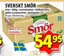 Matvärlden Tensta SVENSKT SMÖR, SEK 54.95 erbjuda
