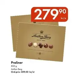 Snabbgross ANTHON BERG Praliner erbjuda