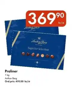 Snabbgross ANTHON BERG Praliner erbjuda