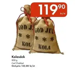 Snabbgross CARL CHOKLAD Kolasäck erbjuda