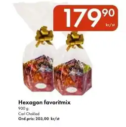 Snabbgross CARL CHOKLAD Hexagon favoritmix erbjuda