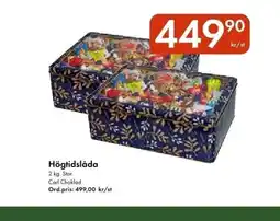 Snabbgross CARL CHOKLAD Högtidslåda erbjuda