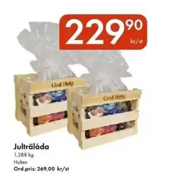 Snabbgross HULTEN Julträlåda erbjuda