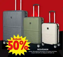ICA Maxi Resväskor erbjuda
