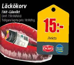 Extra Mjällby Stormarknad Läckökorv erbjuda