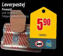 Extra Mjällby Stormarknad Leverpastej erbjuda