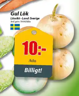 Extra Mjällby Stormarknad Gul lök erbjuda