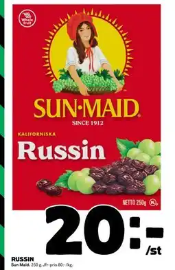 Coop RUSSIN, SEK 20 erbjuda