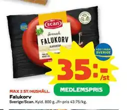 Stora Coop Falukorv, Medlemspris erbjuda