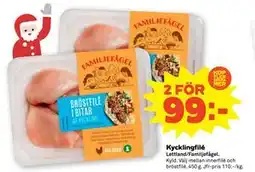 Stora Coop Kycklingfilé, SEK 99 erbjuda