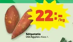 Stora Coop Sötpotatis, SEK 22 erbjuda