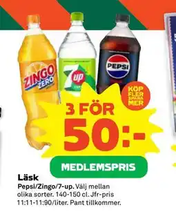 Stora Coop Läsk, Medlemspris erbjuda