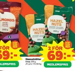 Stora Coop Hasselnötter, Medlemspris erbjuda