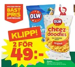 Stora Coop Snacks, SEK 49 erbjuda