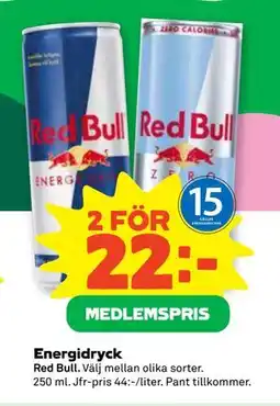 Stora Coop Energidryck, Medlemspris erbjuda