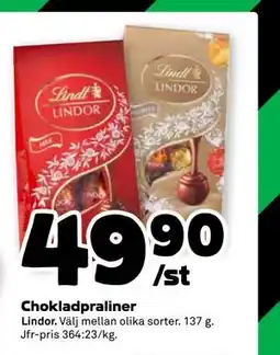Stora Coop Chokladpraliner, SEK 49.9 erbjuda