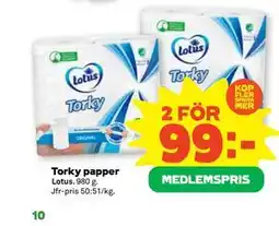 Stora Coop Torky papper, Medlemspris erbjuda