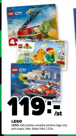 Stora Coop LEGO, SEK 119 erbjuda