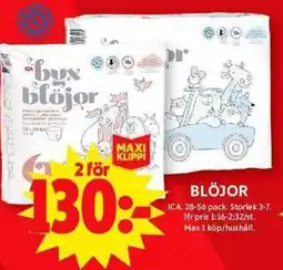 ICA Maxi ICA Blöjor erbjuda