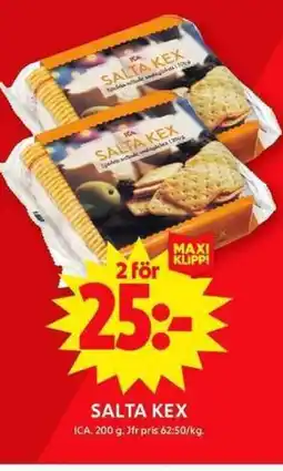 ICA Maxi ICA Salta kex erbjuda