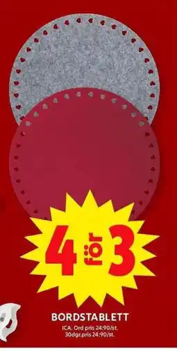 ICA Maxi ICA Bordstablett erbjuda