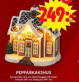 ICA Maxi Pepparkakshus erbjuda