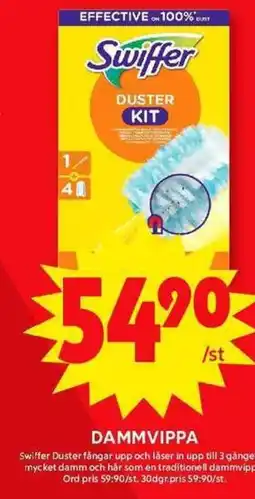 ICA Maxi Swiffer Dammvippa erbjuda
