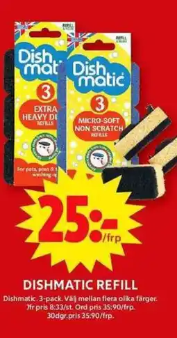 ICA Maxi Dishmatic refill erbjuda