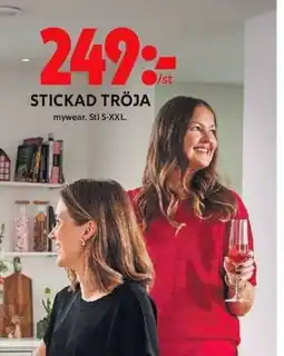 ICA Maxi Stickad tröja erbjuda